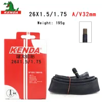 ยางล้อรถจักรยานเสือภูเขายางในจักรยาน Kenda 26*1.5 1.75 1.95 2.125 S/v/f/v ชิ้นส่วนจักรยานสำหรับปั่น Butyl ยางยางใน