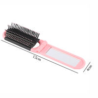 Compact Portable Mirror Folding Pocket Purse With Hair Professional Comb