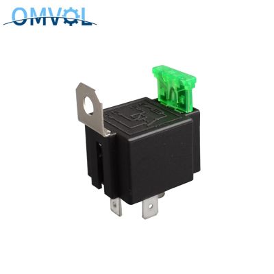 BenkPak top grade quality 4 pin 30A auto relay with fuse  coil voltage 12VDC relais Electrical Circuitry Parts
