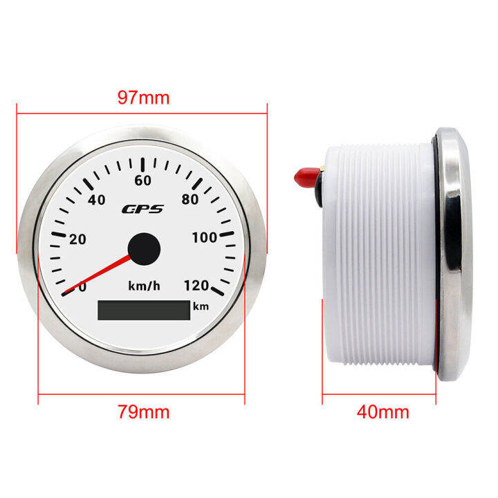 85มม-7สี-backlight-digital-lcd-speed-gauge-meter-120-km-h-กันน้ำ-g-p-s-speedometer-gauge-g-p-s-เสาอากาศสำหรับรถจักรยานยนต์-marine-เรือ-auto-รถรถบรรทุก