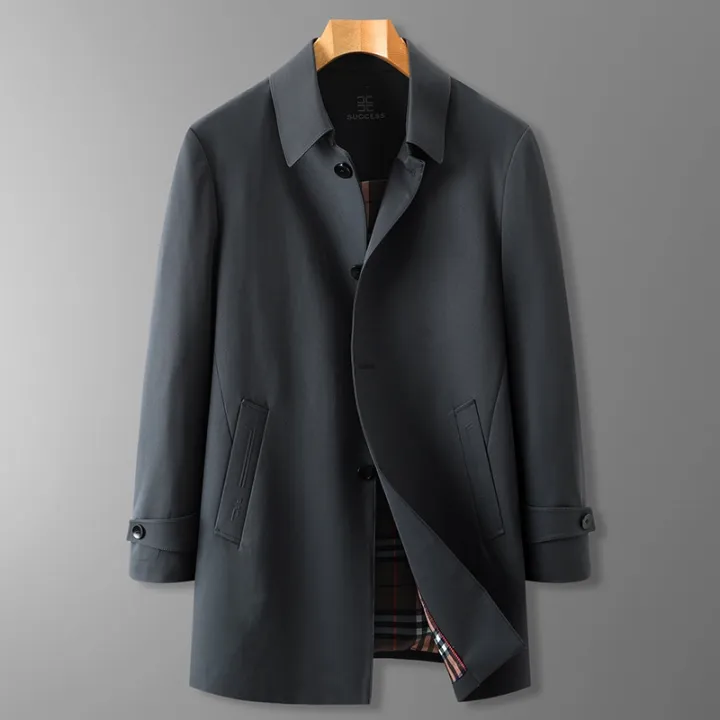 cod-and-mens-windbreaker-jacket-plus-size-mid-long-lapel-single-breasted-guy-loose-coat