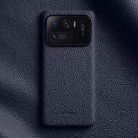 เคสโทรศัพท์หนังแท้แฟชั่นแบบธุรกิจที่ครอบสำหรับ Xiaomi 11 12 12S Ultra Mi 10 Pro 10S Mi11ผิววัวจริงธรรมชาติ