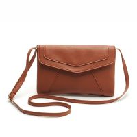 --238812Womens bag◈ The new 2023 hot envelope bag simple delicate candy color envelope bag long span single shoulder inclined shoulder bag