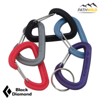 BLACK DIAMOND JIVEWIRE ACCESSORY CARABINER SMALL  คาราบิเนอร์พลาสติกสำหรับกุญแจ ขวดน้ำ