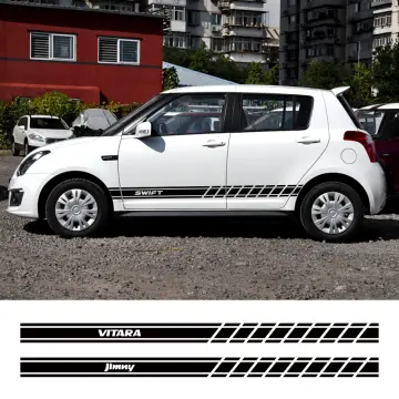 Buy Suzuki dual tone stickers for Maruti Suzuki Alto 800 - 2Pcs