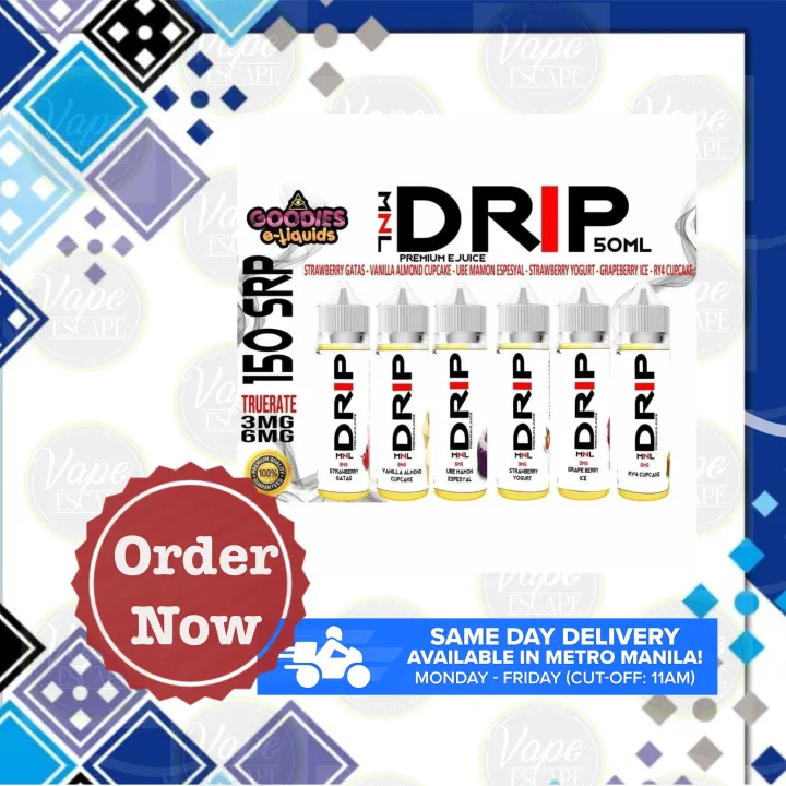 DRIP MNL (STRAWBERRY GATAS) 3MG / 50ML Lazada PH