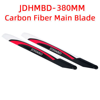 JDHMBD ใบพัดหลัก คาร์บอนไฟเบอร์ขนาด 380 mm อะไหล่อุปกรณ์เสริมเฮลิคอปเตอร์บังคับวิทยุ