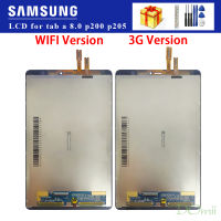 จอ LCD 8.0นิ้วสำหรับ Samsung Tab A 8.0 2019 SM-P200 SM-P205 P200 P205จอ LCD หน้าจอสัมผัสแผงดิจิไทเซอร์ประกอบกระจก