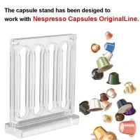 Acrylic Coffee Pods Holder for Nespresso OriginalLine, Coffee Capsules Storage Drawer Holder &amp; Organizer (40 Pods)