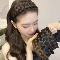 【YF】 Twist Wig Headbands For Women Wide Fishbone Braids Hairbands Handmade Head Hoop Hair Styling Headwear Accessories Gift