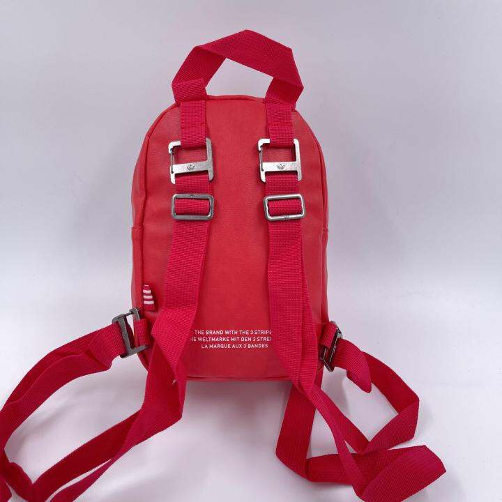 กระเป๋าเป้ขนาดเล็ก-adidas-mini-backpack-pu-leather-red