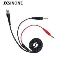 Jxsinone P1008a Bnc Q9แบบคู่4มม. ปลั๊กกล้วยที่วางซ้อนได้กับสายโพรบทดสอบตะกั่ว120ซม.