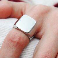 SEUSUK Fashion Ring Simple Smooth Eco Ring Couple Ring Polished Ring COD Ring