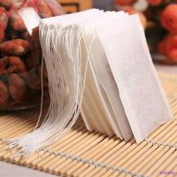 [sneaky]100pcs/set Tea Bag Empty Loose Tea Leaf Pouch Drawstring Fabric Herb Holder DIY Drink Filter Bag 5.5x7cm