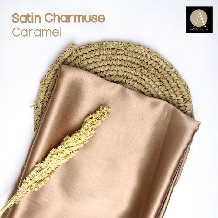 12-meter-charmuse-satin-fabric-premium-caramel-silk-sateen