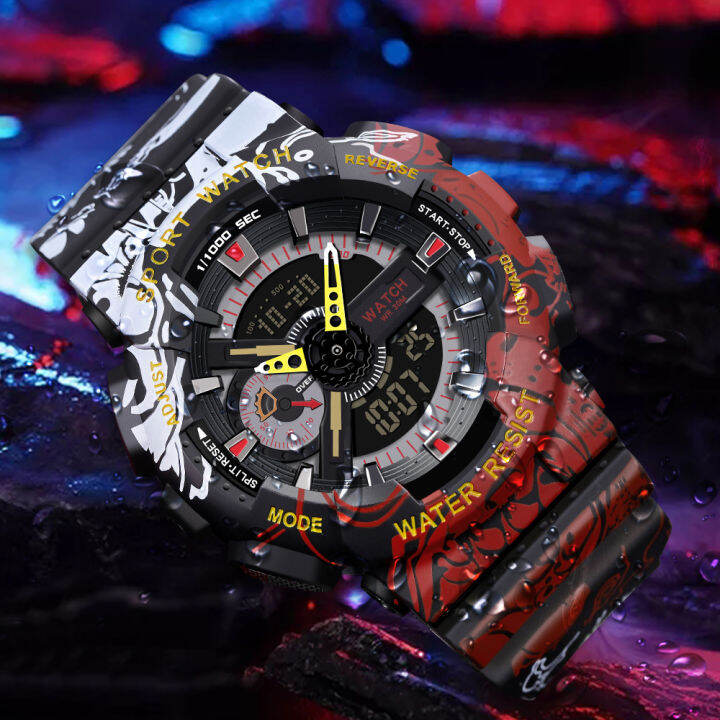 POSHI Original Men Watch Water proof original G-Shock One Piece Digital ...