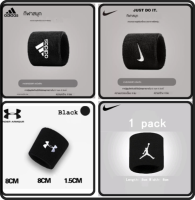 ส่งจากBKK ??1-3วันถึง ปลอกแขนซับเหงื่อ AD AIR JORDAN Wristband Sports