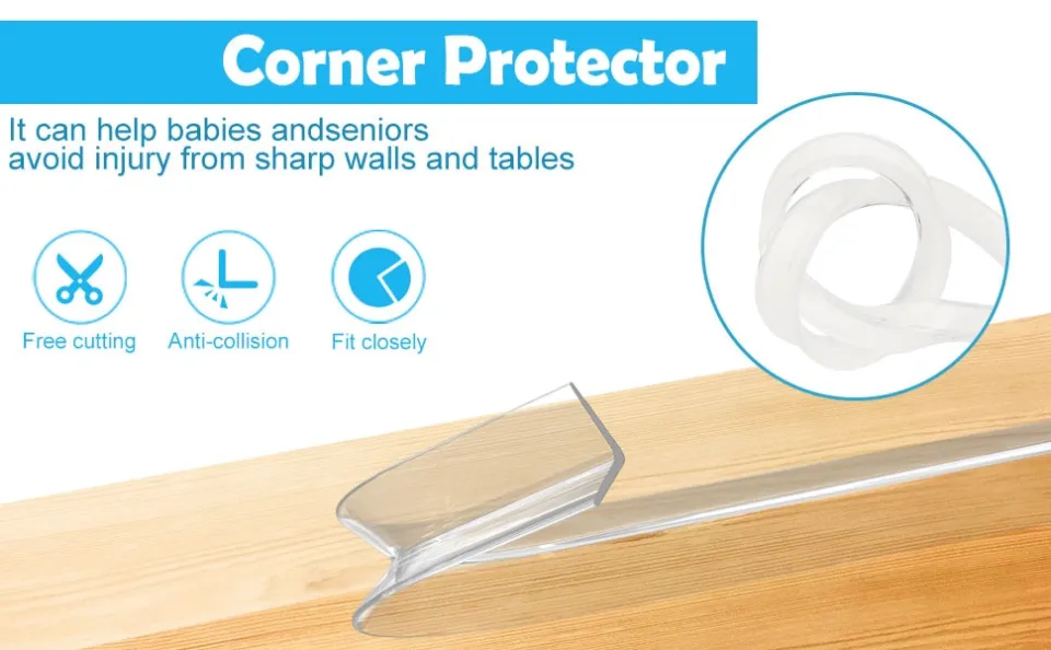 12pcs Baby Proofing Corner Guards, Clear Table Corner Protectors, Corner  Cushion Protectors For Furniture Bed Desk Fireplace & Edge