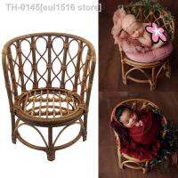 ♞♣❡ eul1516 store Recém-nascido Fotografia Adereços Cama Basket Container Cadeira Rattan Posando Estúdio Fotográfica Menino Menina