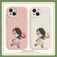 SNJNK MALL เคส ไอโฟน เคสโทรศัพท์มือถือ Apple 14 iphone13promax ภาพวาดสีน้ำมัน 12 รวมทุกอย่าง 11 หนังแกะ x สาว xr ชุด 7 / 8plus