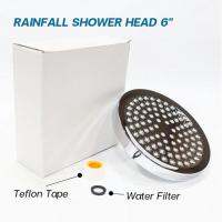 ฝักบัว rain shower ขนาด 6 นิ้ว พร้อมส่งในไทย