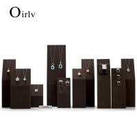 Oirlv สร้อยคอแหวนเครื่องประดับ3สีนาฬิกาข้อมือขาตั้งจอภาพทองเพชรทองโบราณที่เก็บเครื่องประดับผู้ถือชุด TT128