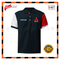 TH-POLO1-0||G Polo T Shirt Sulam Mitsubishi Mirage JDM Design Popular Motorsport Apparel Casual  Fashion Embroidery Jahit Tee{trading up}