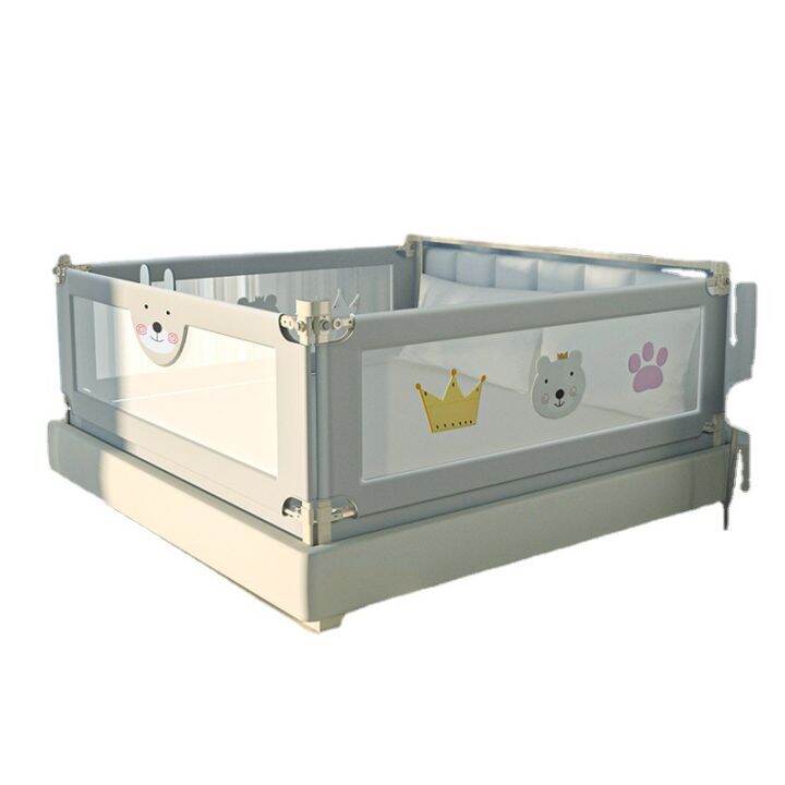 Bed Fence for Kids Slide Down Baby Bed Fence Rail Guard for Babies Kids
