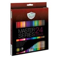 Master Art Series สีไม้ มาสเตอร์อาร์ท  24 สี แถมกบเหลา