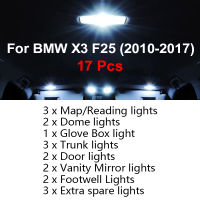 For BMW X1 E84 X3 E83 F25 X5 E53 E70 F15 X6 E71 E72 Interior Light Bulb Led Kit Vehicle Map Dome Trunk Indoor Overhead Bulbs