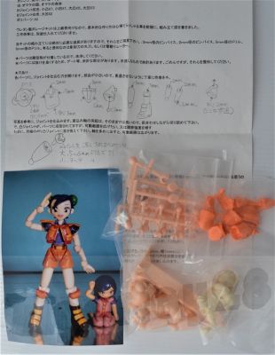 แท้ญี่ปุ่น ฟิกเกอร์โมเดลแบบต่อประกอบตามภาพ Figure Model ซีลพลาสติก ไม่มีกล่อง