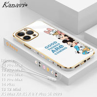 Kanavi เคสโทรศัพท์มีลายอนิเมะแฟชั่น,สำหรับ iPhone 14 13 12 11 Pro Max 14 Plus 13 12 Mini XR XS Max XR XS X 7 8 Plus SE 2020เคสโทรศัพท์ซิลิโคนนิ่มลายการ์ตูนอะนิเมะ