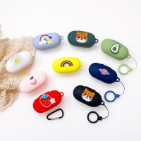 【FCL】✈✈  Cartoon for Oneplus Buds Z Z2 Cover Silicone Anti-drop Bluetooth Earphone buds z2 Accessories