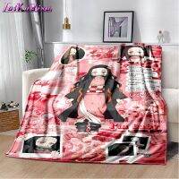 【CW】✸✽  Kamado Nezuko Demon Slayer Blanket Washable Sofa Cover Hiking Fashionable Leisure Napping Throw Blankets