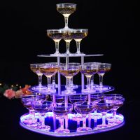 【CW】✼  Wine Cup Goblet Celebration Opening Bar Glasses Wedding Accessories Cups Thickened 22pcs