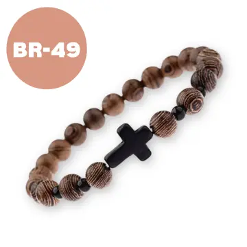 Mens sale crucifix bracelet