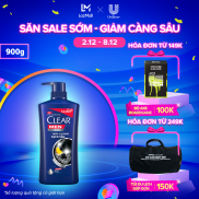 Dầu Gội Đầu cho nam Clear Men Deep Cleanse Than hoạt tính đánh bay gàu