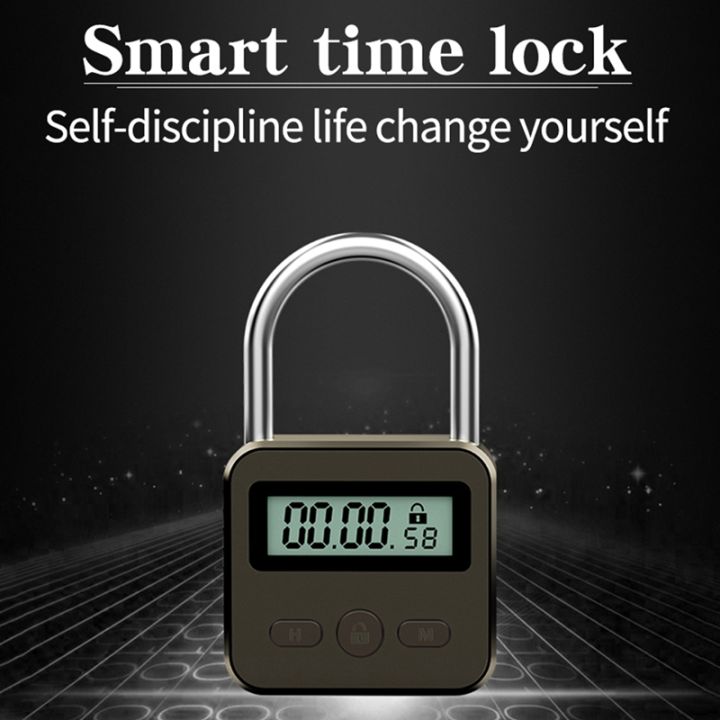 lcd-display-electronic-timer-switch-usb-rechargeable-timer-padlock-travel-electronic-timer-black