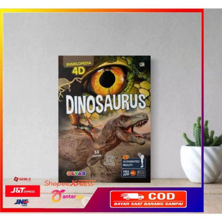 ENSIKLOPEDIA 4D DINOSAURUS BY DEVAR | Lazada Indonesia