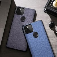 Aa-090สำหรับ Google Pixel 4A ผ้าเคสโทรศัพท์กันลื่น4 4 XL 6 Pro Fabric + PC เคสขนาดพอดีเนื้อผ้าเนื้อผ้ากันลื่นสำหรับ Pixel 6 Pro 4A 5 5A 5G Fundas