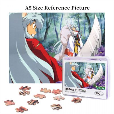 InuYasha (11) Wooden Jigsaw Puzzle 500 Pieces Educational Toy Painting Art Decor Decompression toys 500pcs