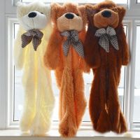 【ของเล่นตุ๊กตา】 60CM to 200CM cheap giant unstuffed empty teddy bear bearskin coat soft big skin shell Semi finished plush toys soft kid doll