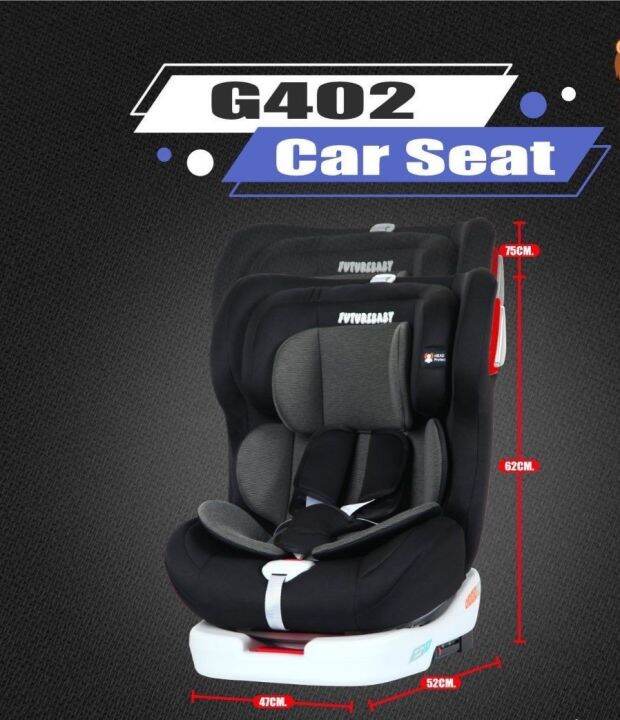 toykidsshop-คาร์ซีท-carseat-เบาะนั่งนิรภัย-0-12ปี-หมุนได้360องศา-no-402