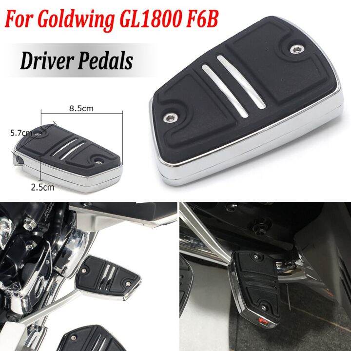 รางคู่-lantai-rem-ฝาครอบเหยียบรางคู่-lantai-untuk-honda-wing-gl-1800-f6b-gl1800-2018-2019-2020-2021-sepeda-motor