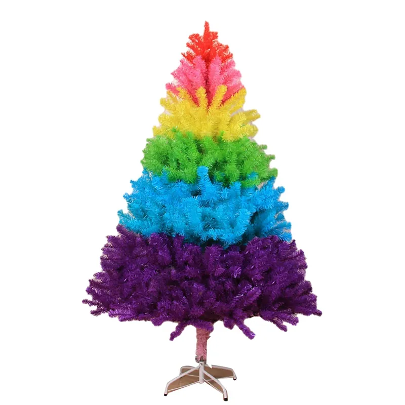 Decorated Rainbow Christmas Tree A Festive Delight That Will Leave You