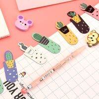 [NEW EXPRESS]☃✼ 3 Pieces Cute Cactus Magnet Bookmark Creative Student Mini Label Stationery