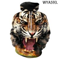 Spring And Fall Hoodies Fashion Tiger Men Women Children 3D Printed Sweatshirts Casual Boy Girl Kids Streetwear Cool Coat