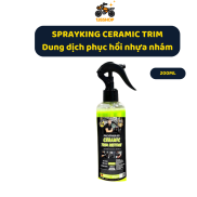 DUNG DỊCH PHỤC HỒI NHỰA NHÁM , SPRAYKING CERAMIC TRIM 200ML BỀN MÀU KHÔNG