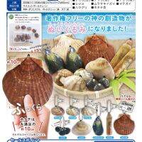 Japanese IKIMON Capsule Toys Gashapon Food Pendant Seafood God-made Shell Little Clam Solen Strictus Mussel Collection Gift