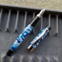 【❉HOT SALE❉】 ORANGEE ของเก่า Uned Blue กับสีขาวปากกาหมึกซึมแอโรเมตริกซ์ปากกา2010S โรงเรียนสำนักงานเครื่องเขียน Penna Stilografica